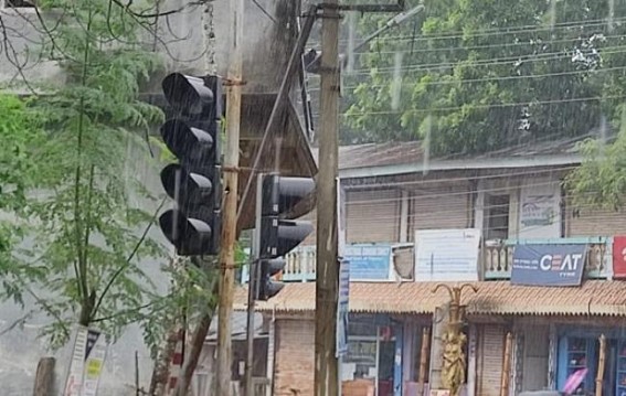 Non-functional traffic lights caused inconvenience in Belonia Non-functional traffic lights caused inconvenience in Belonia